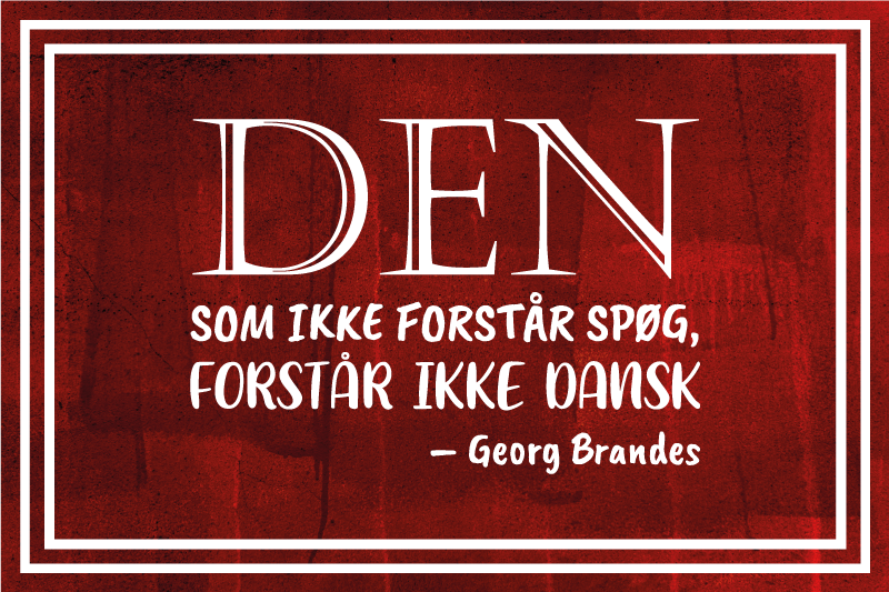 "den, som ikke forstår" citat dækkeservietter - TenStickers