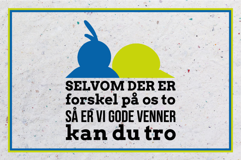 Kaj og andrea citerer dækkeservietter - TenStickers