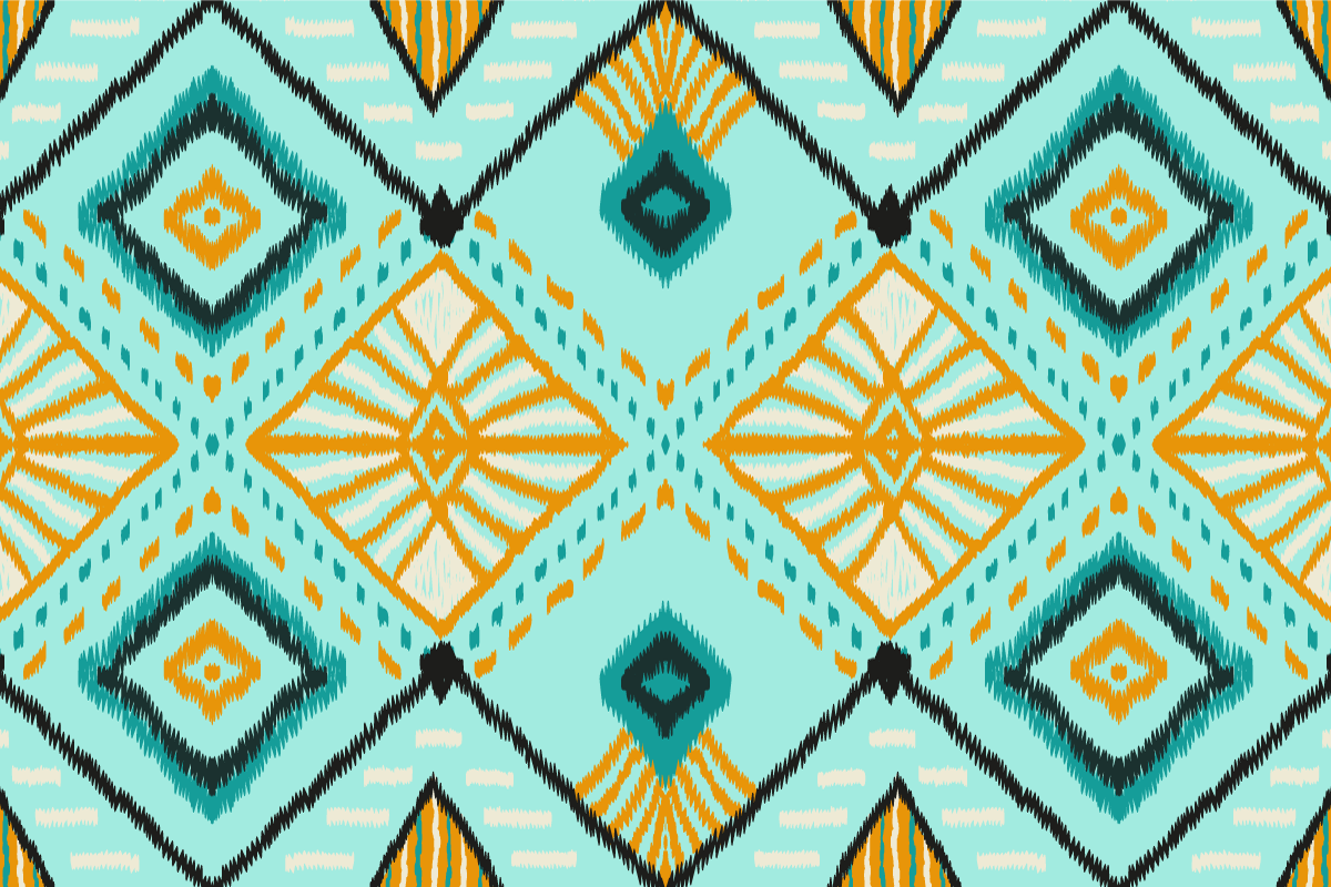 Dækkeserviet med abstrakt geometrisk mønster - TenStickers