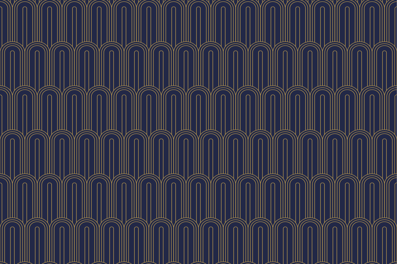 Moderne dækkeserviet med elegante buede linjer - TenStickers