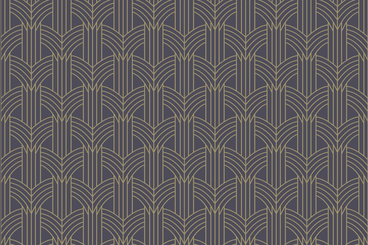 Dækkeserviet med stilfuldt geometrisk element - TenStickers