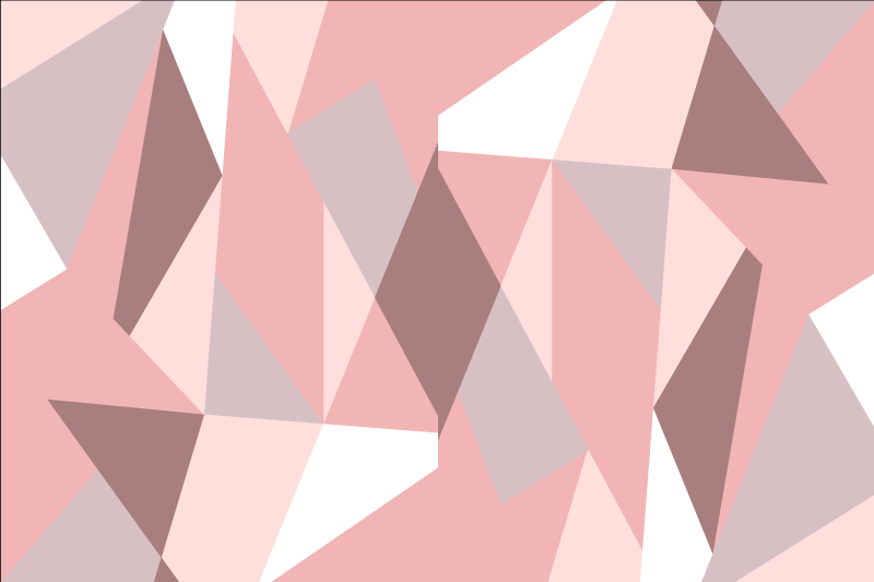 Geometriske former baggrund moderne dækkeserviet - TenStickers