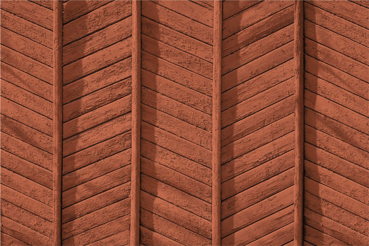 Dækkeserviet i fiskebensmønster af træ - TenStickers