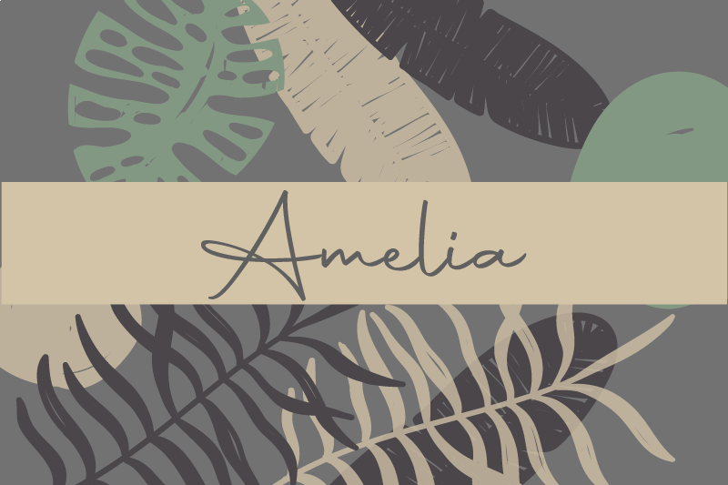 "boho" stil jungle moderne dækkeservietter - TenStickers