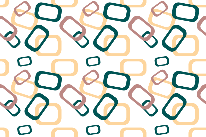 Abstrakte uregelmæssige former originale dækkeservietter - TenStickers