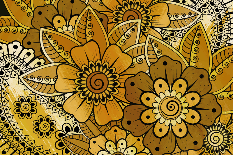 Paisley indisk stil paisley dækkeservietter - TenStickers