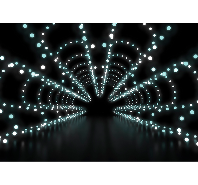 Abstrakte cirkler fototapet - TenStickers