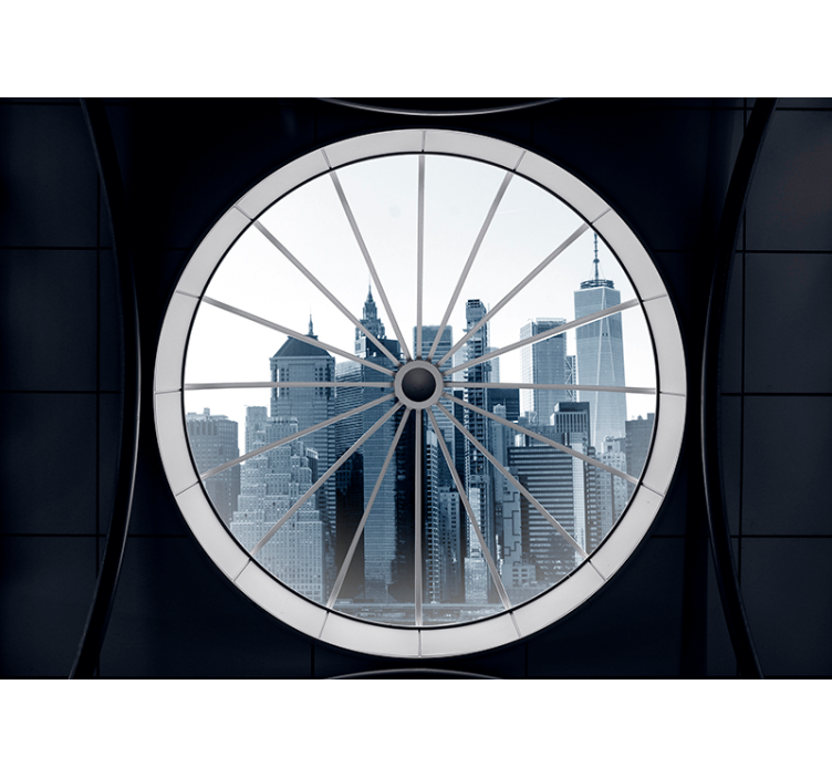 Kolde byfototapet til dit hjem - TenStickers