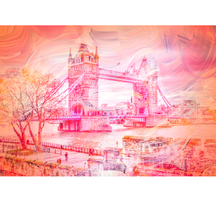 London bridge kontrast London fototapet - TenStickers