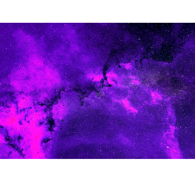 Lilla nebula fra vores purpla fototapet sortiment - TenStickers