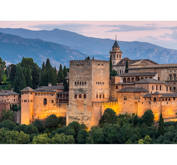 Alhambra de granada fototapet - TenStickers