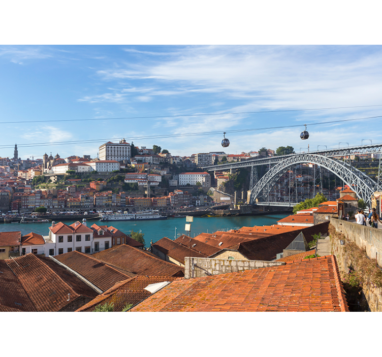 Porto panorama fototapet - TenStickers