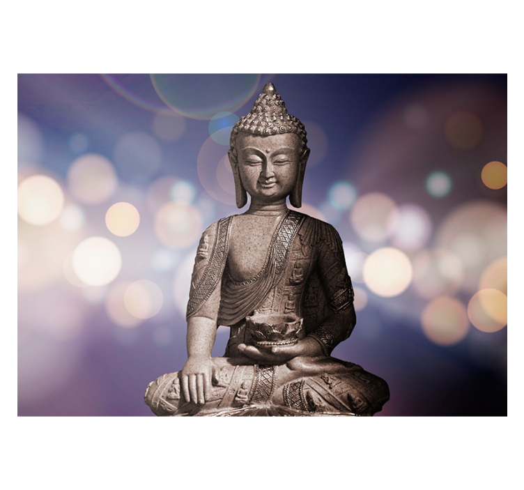 Buddha statue fototapet tapet - TenStickers