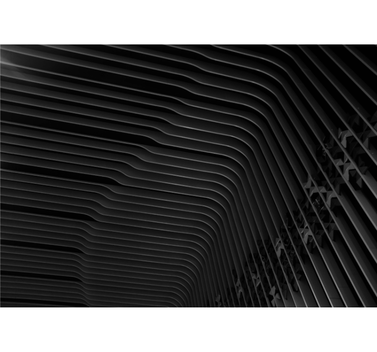 Lagdelte buede mønstre fototapet abstrakt - TenStickers