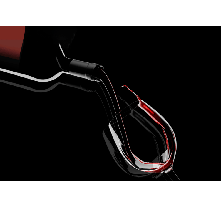 Vinhældnings elegance fototapet musik - TenStickers