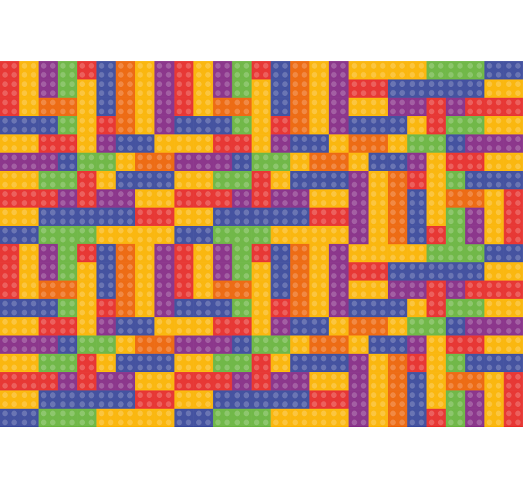 Mursten fliser legetøj børn vægmalerier - TenStickers