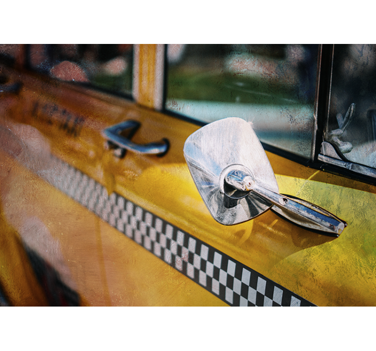 New york fototapet ikonisk gult taxa - TenStickers