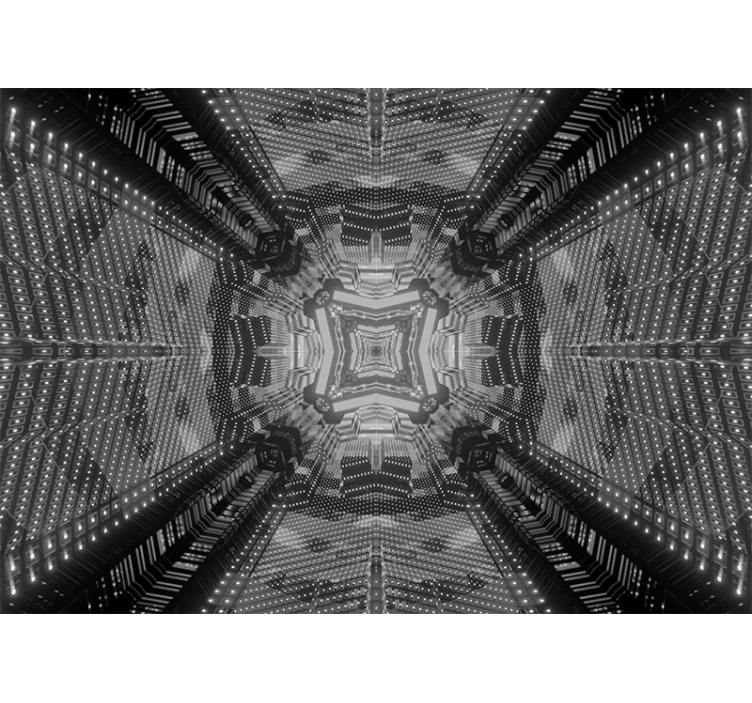 Fototapet abstrakt komplekse geometriske mønstre - TenStickers