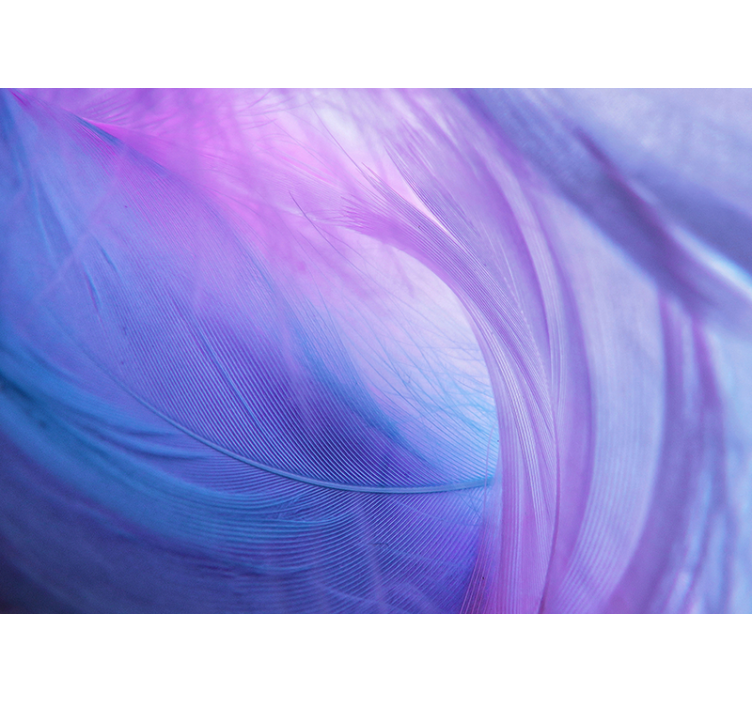 3d blå og lilla hvirvel abstrakte fototapeter - TenStickers