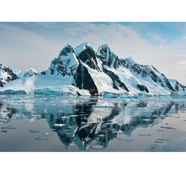 3d skjult isberg fototapet - TenStickers