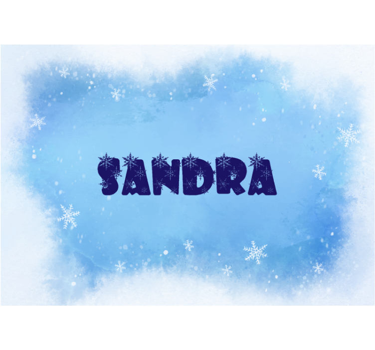 Oprettelse af brugerdefineret navn personlig fototapet - TenStickers