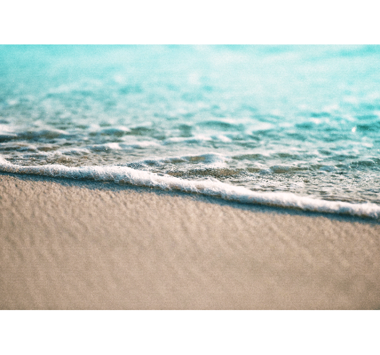 Fototapet hav blide vandbølger - TenStickers