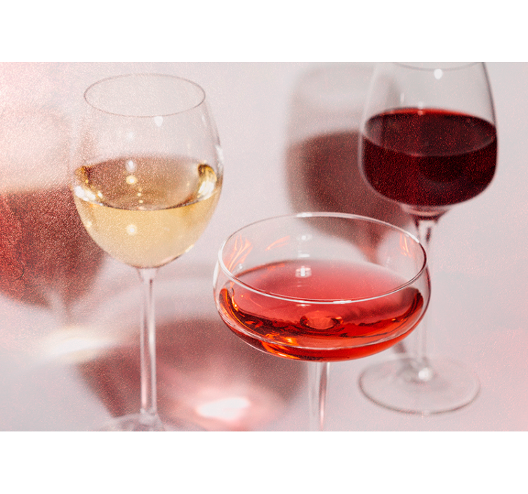 Fototapet musik elegante vinglas - TenStickers