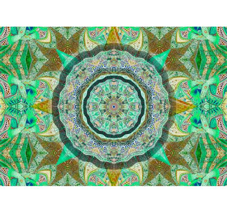 Fototapet mandala kompleks mandalaarrangement - TenStickers