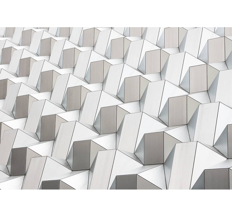 Geometrisk tekstureret overflade mønster fototapet - TenStickers