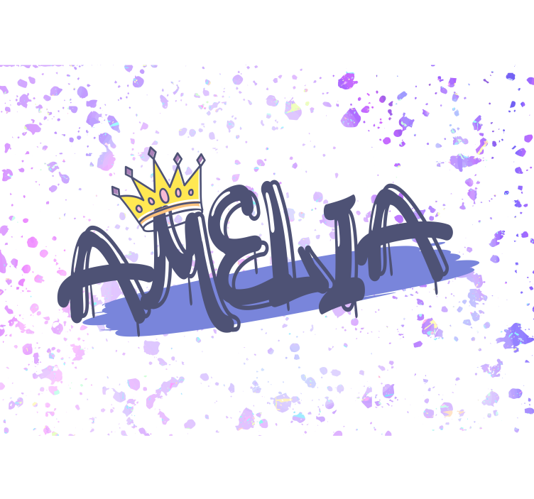 Citat fototapet med tilpasset navnedannelse - TenStickers