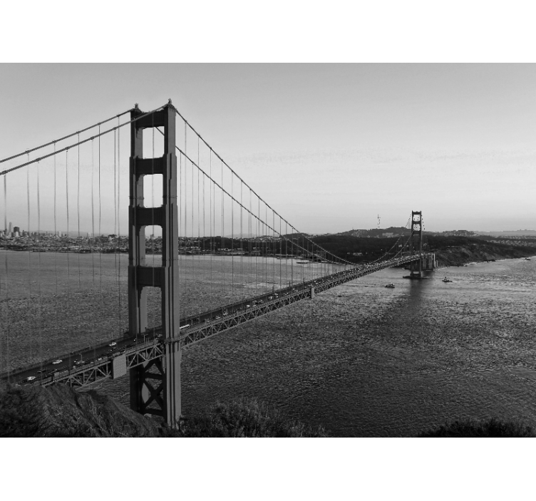 Fototapet af byer golden gate struktur - TenStickers