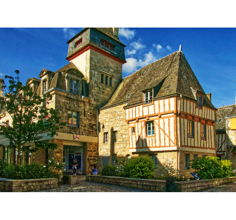 Fototapet af byer historisk fransk arkitektur - TenStickers