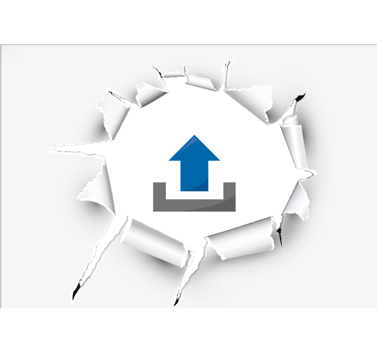 Fototapet bjerg betagende landskabsudsigt - TenStickers