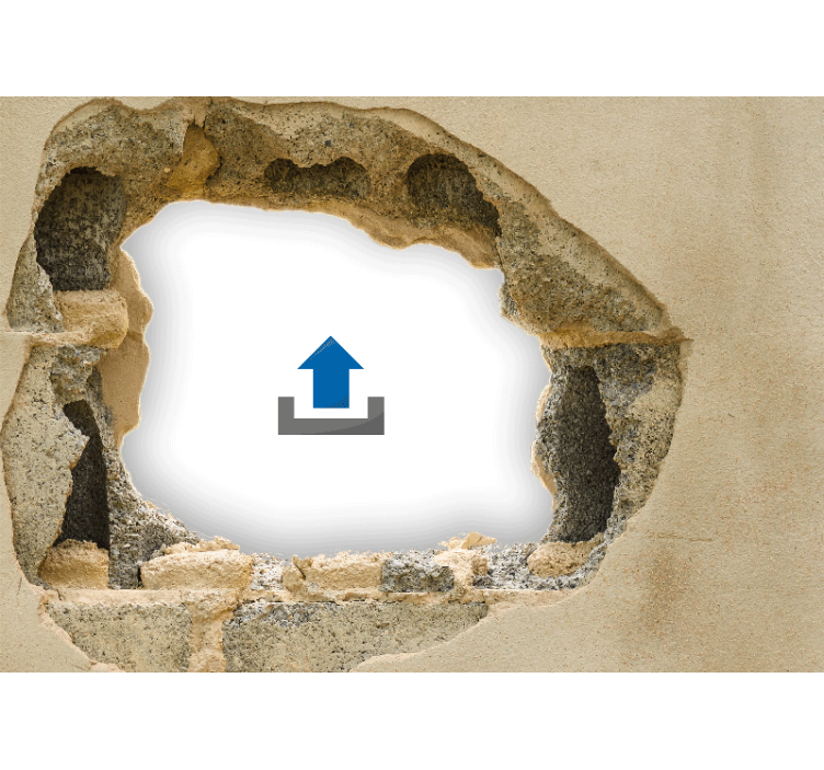 Delfin undervandsscene fototapet hav - TenStickers