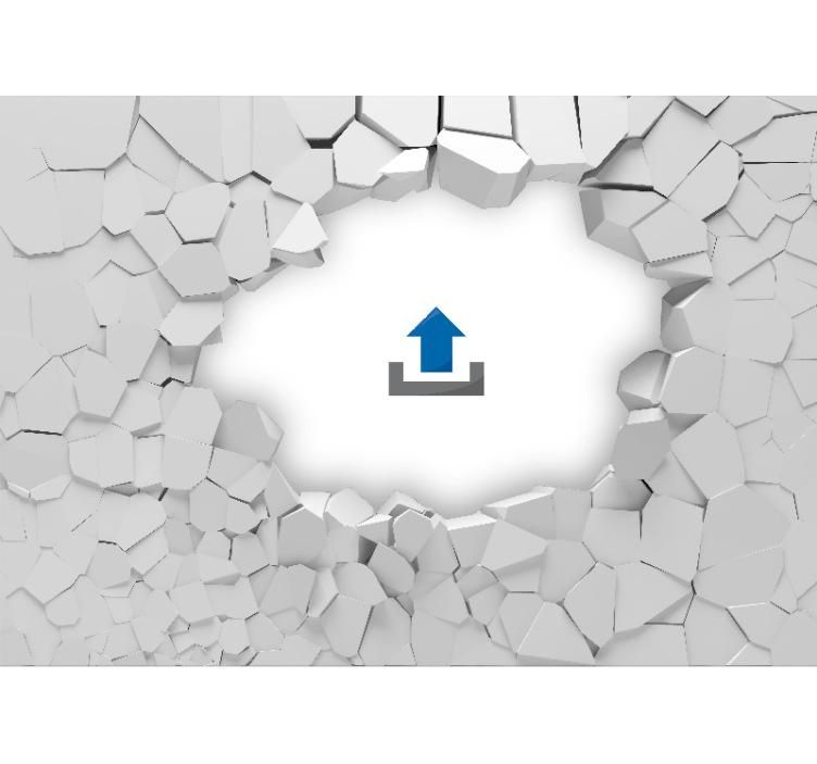 Fototapet køretøj haj bryder igennem - TenStickers