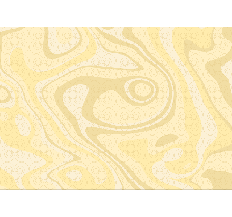 Fototapet abstrakt kurvede former mønster - TenStickers