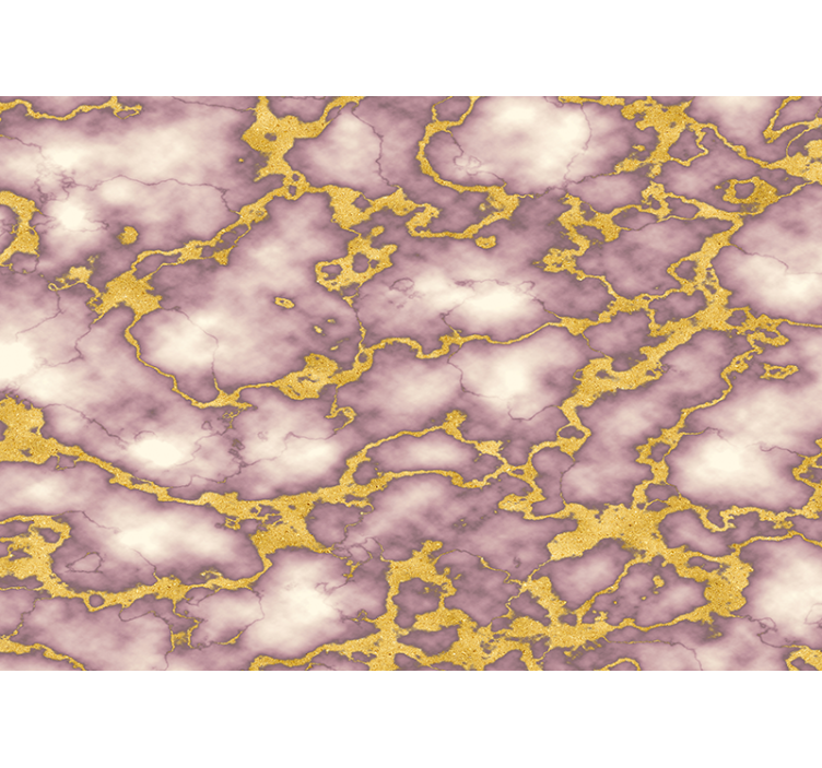 Mønster fototapet med organisk marmor effekt - TenStickers