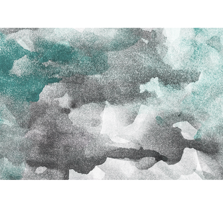 Fototapet abstrakt teksturerede grå bølger - TenStickers