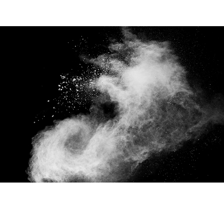 3d fototapet røgsky effekt - TenStickers