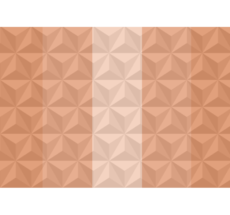 Mønster fototapet geometrisk 3d mønster - TenStickers