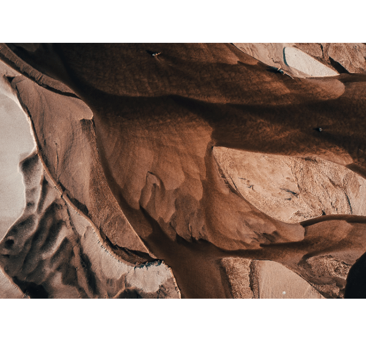 Klipper i helvede natur fototapet - TenStickers