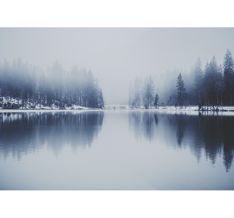 Natur fototapet rolig sølandskab - TenStickers