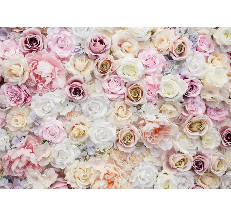Fototapet blomster rosenblomst kollektion - TenStickers