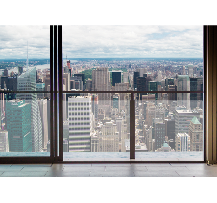 Fototapet af byer new york city skyline - TenStickers