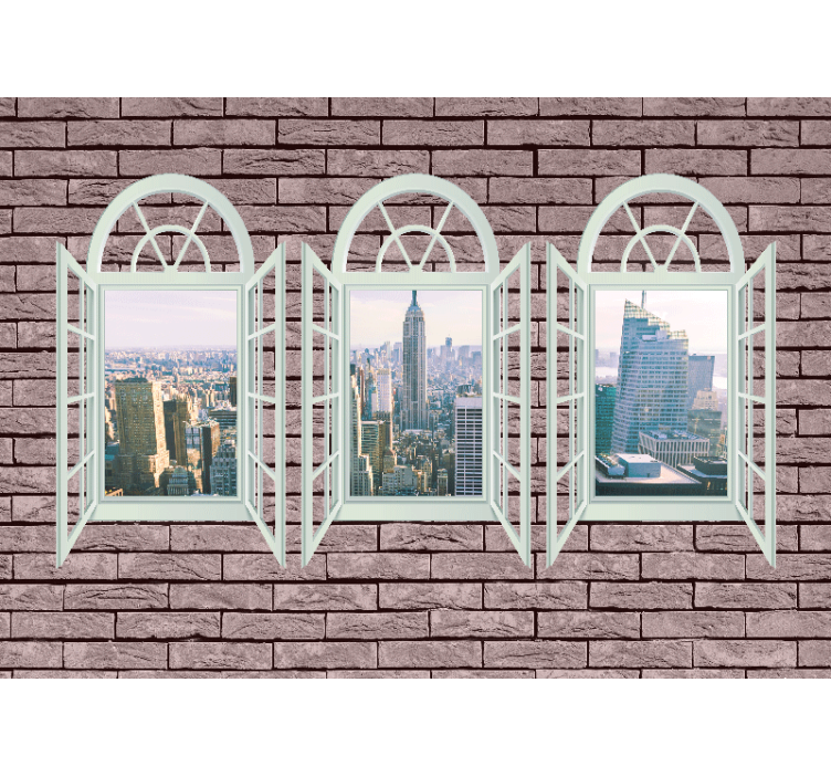 New york fototapet byens skyline udsigt - TenStickers