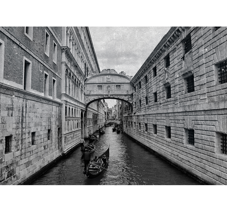 Fototapet af byer venetian waterway view - TenStickers