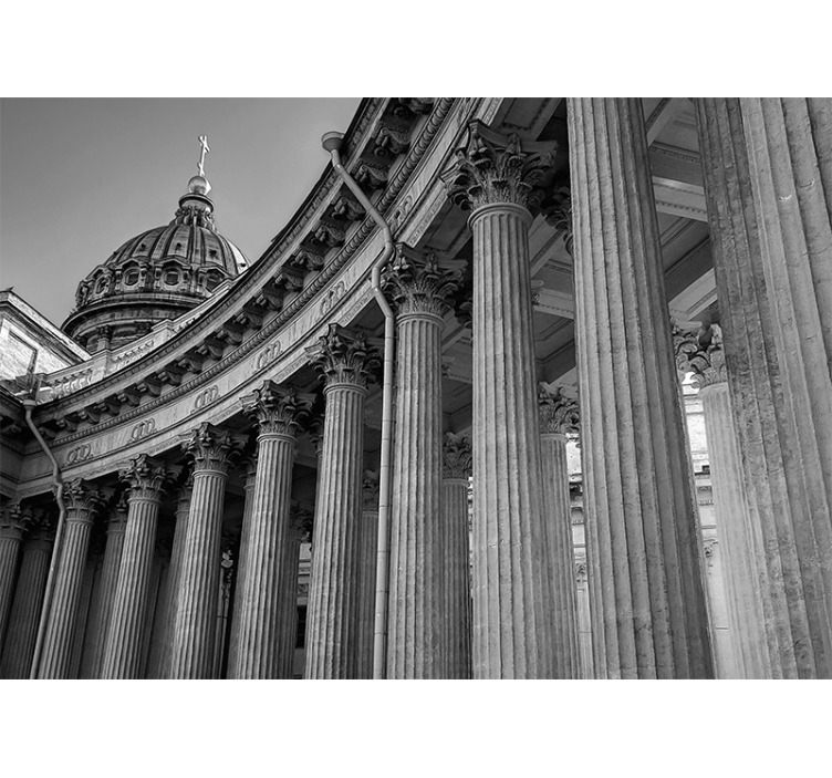 Fototapet af byer med arkitektonisk elegance - TenStickers