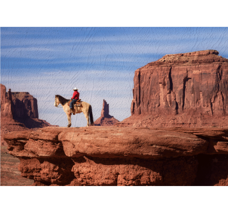 Wild west grand canyon klassisk kunst fototapet - TenStickers