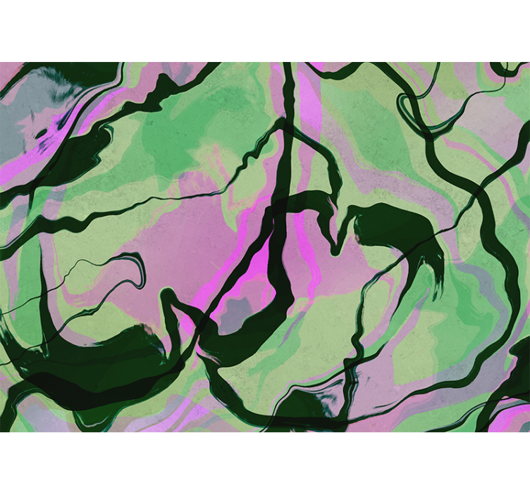 Fototapet abstrakt organisk formkomposition - TenStickers