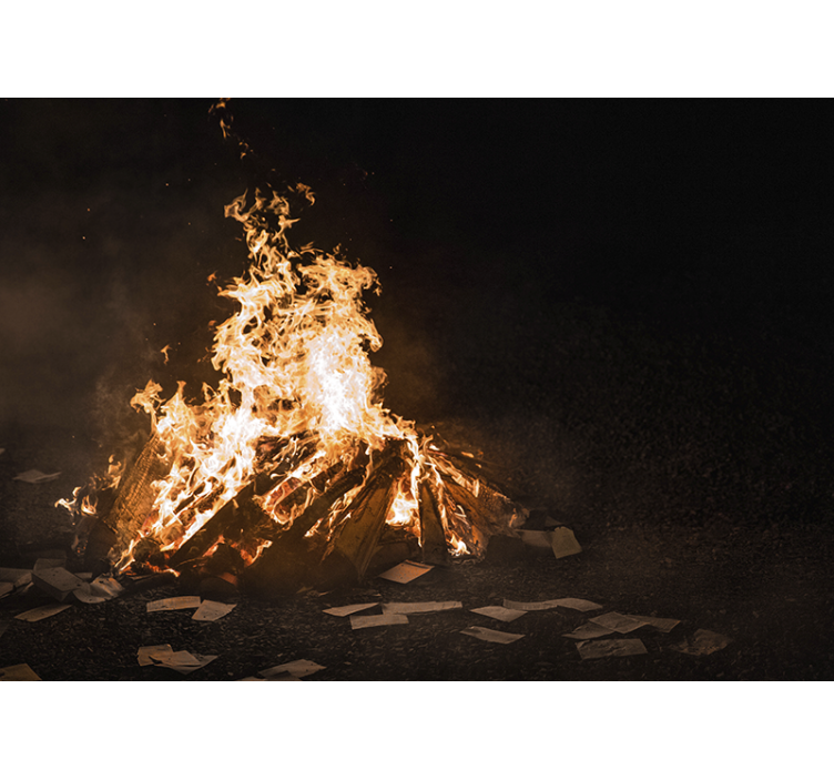 Bål original pic jul tapet - TenStickers